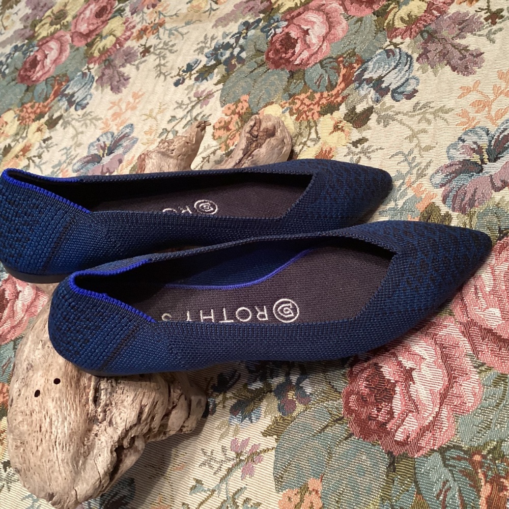 Retired & Rare Rothy's Point Navy Black Python Si… - image 7